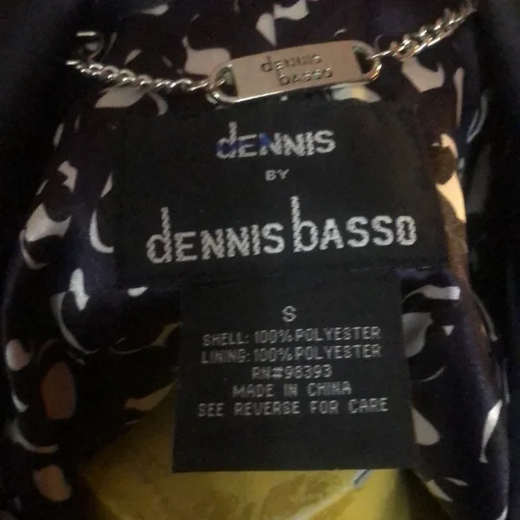 DENNIS BASSO NAVY JACKET SIZE S - Picture 8 of 9